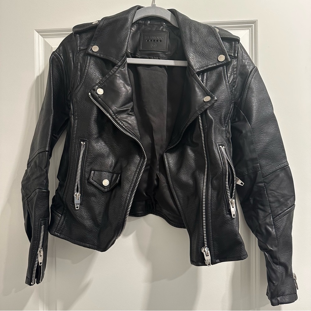 Faux Leather Jacket